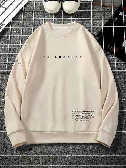 Manfinity Homme Men Slogan Graphic Sweatshirt