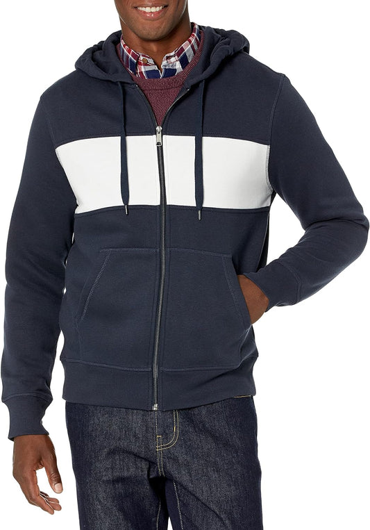 Men'S Full-Zip Hooded Fleece Sweatshirt