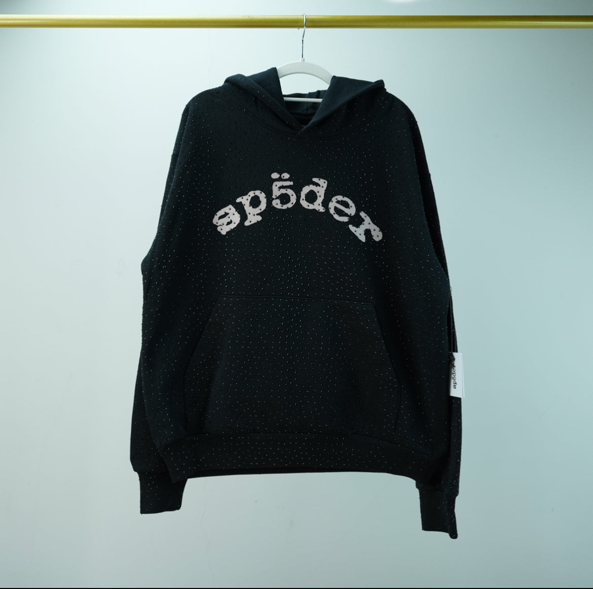 Sp5der VVS Rhinstone hoodie