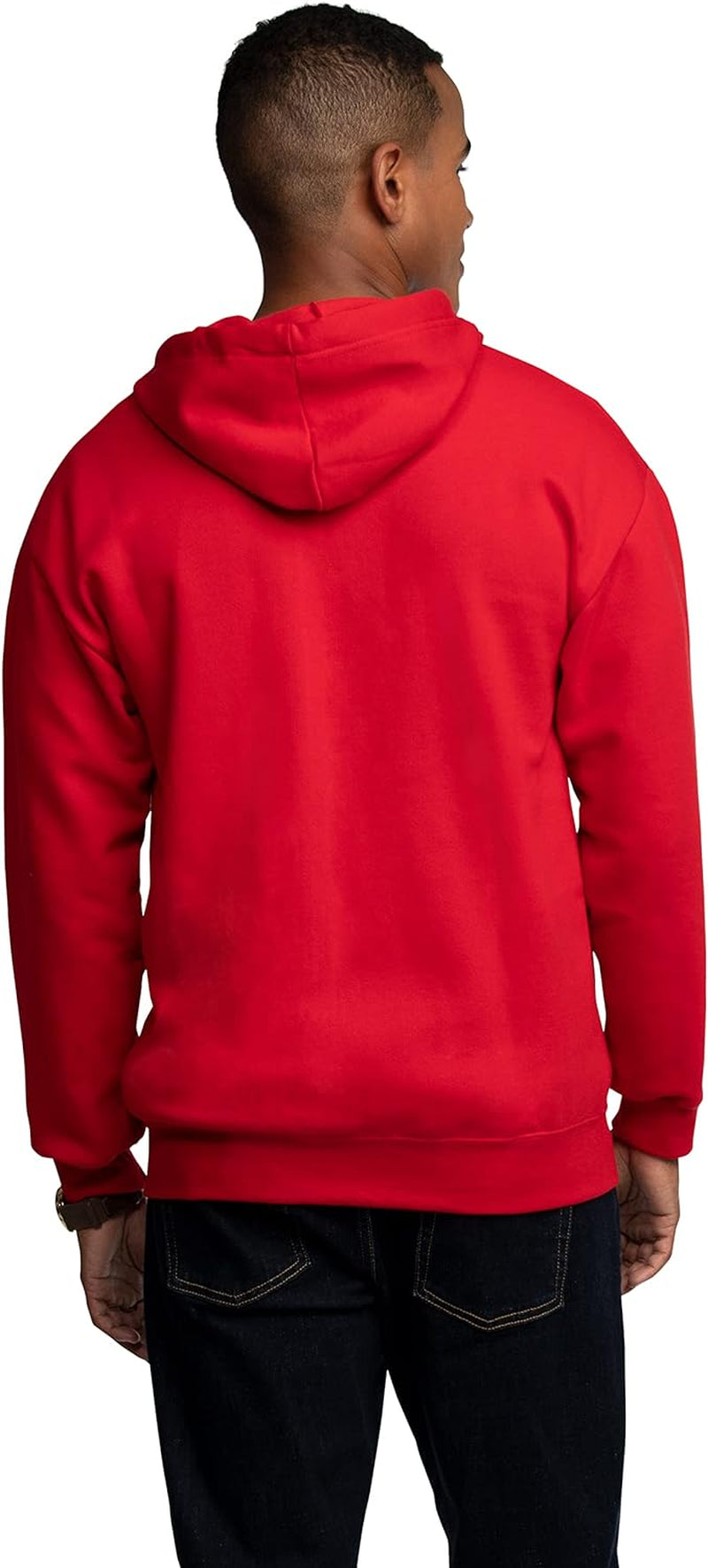 Men'S Eversoft Fleece Hoodies, Moisture Wicking & Breathable, Full Zip Hooded Sweatshirt