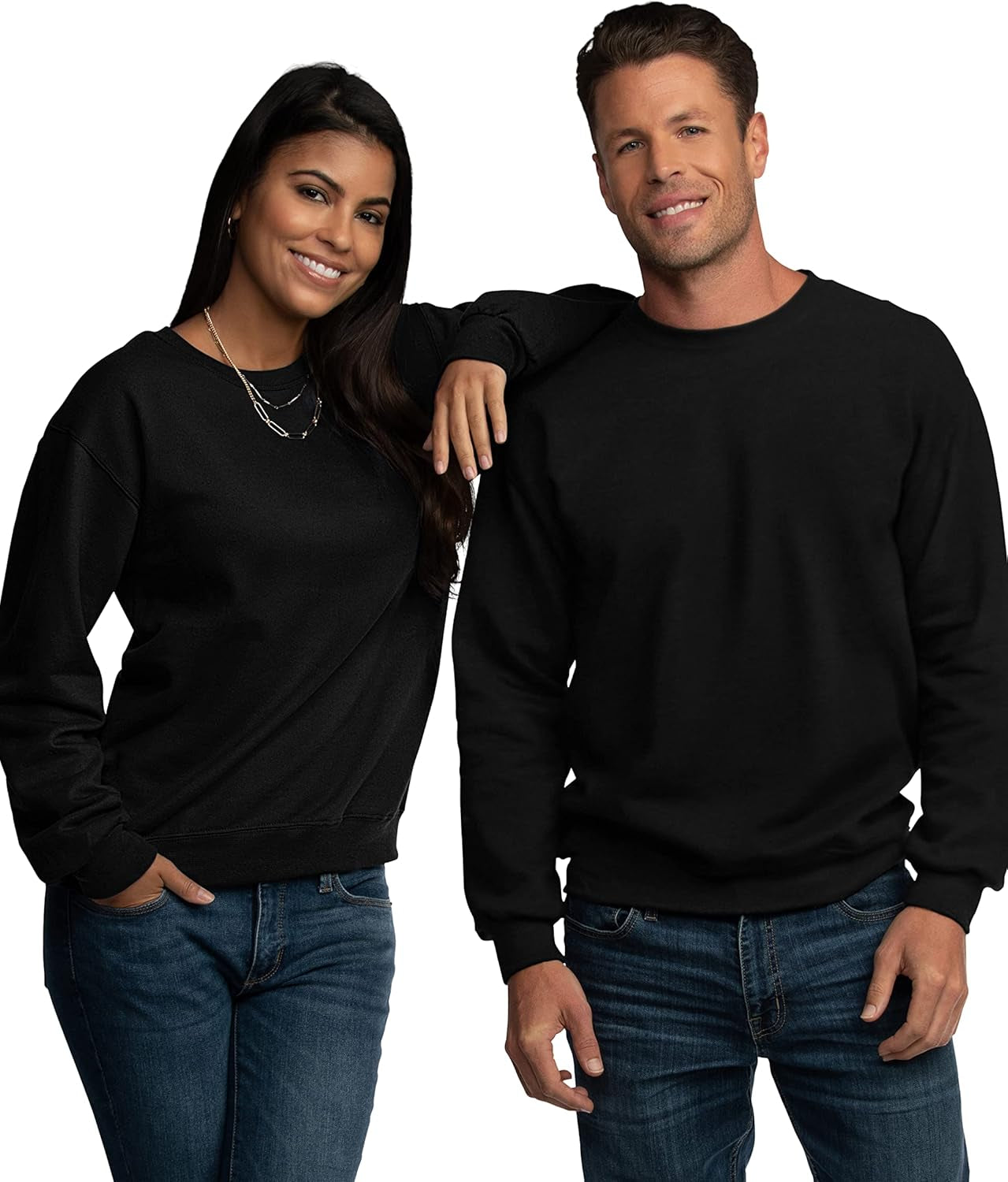 Men'S Eversoft Fleece Sweatshirts, Moisture Wicking & Breathable, Crewneck Sweatshirt