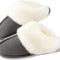 Women'S Slippers Fuzzy Warm Comfy Faux Fur Slip-On Fluffy Bedroom House Shoes Memory Foam Suede Cozy Plush Breathable Anti-Slip Indoor & Outdoor Winter