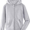 Youth Solid Classic Hoodies Soft Hooded Full Zip Sweatshirts for Children (3-14 Years)